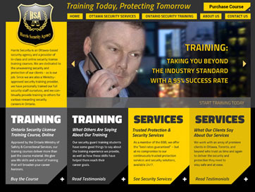 harris security agency website